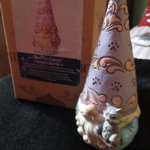 Jim Shore Enesco Purr-fect Gnome Figurine Cat NEW